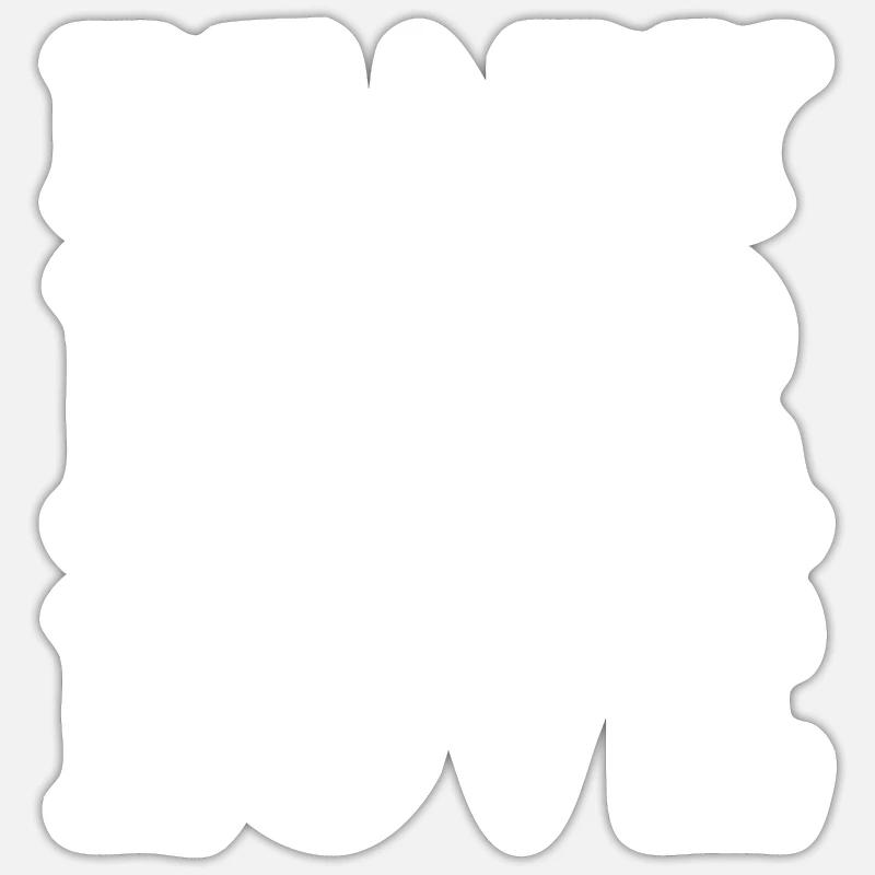Ready for love - Sticker taille S (10 x 10 cm) - blanc mat