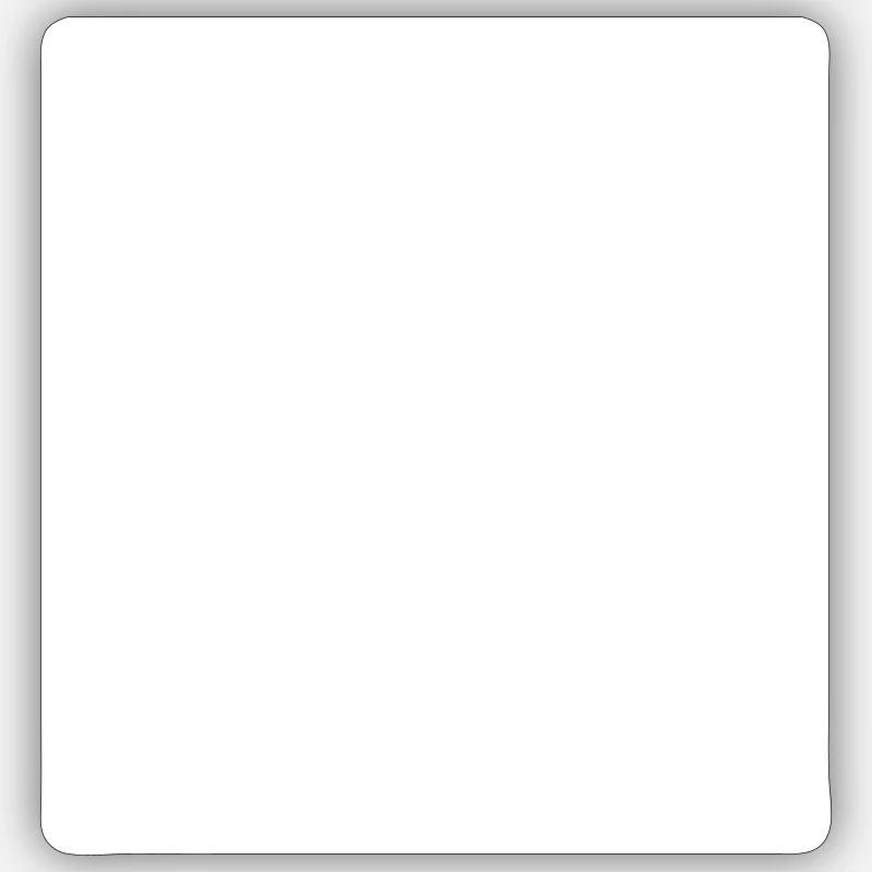 A white - Sticker Größe S (10 x 10 cm) - Mattweiß