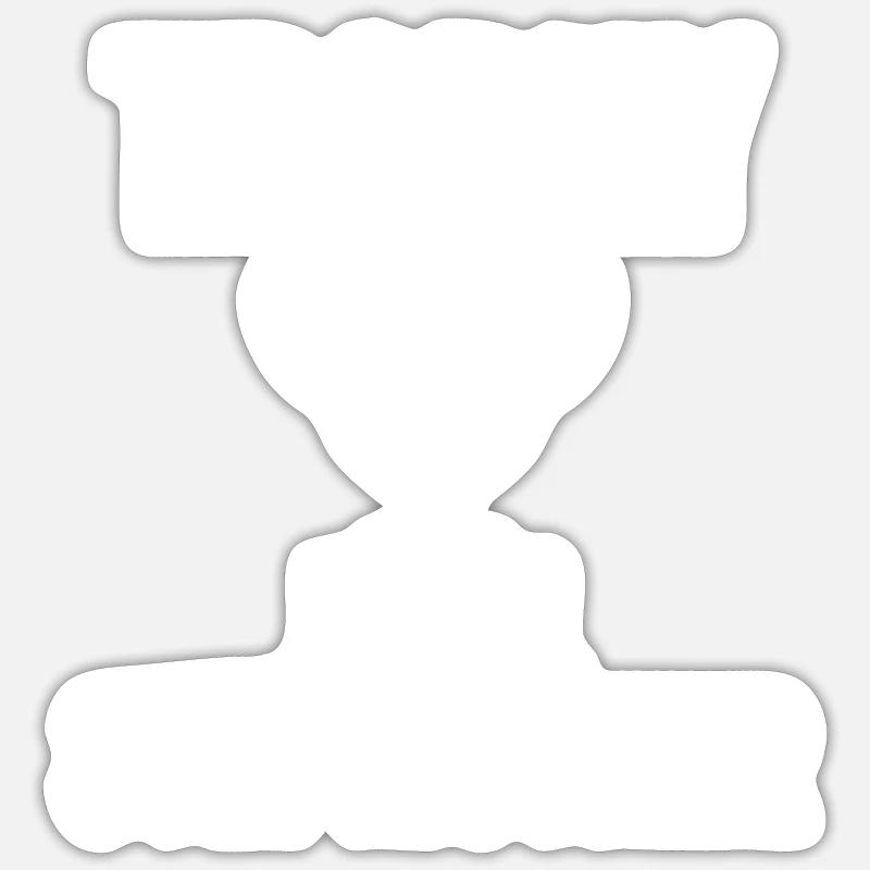 Trophy Stepmother - Sticker size S (10 x 10 cm) - white matte