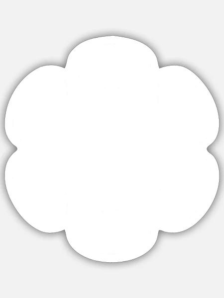 Polkadot DOT Altcoin white - Sticker Größe S (10 x 10 cm) - Mattweiß