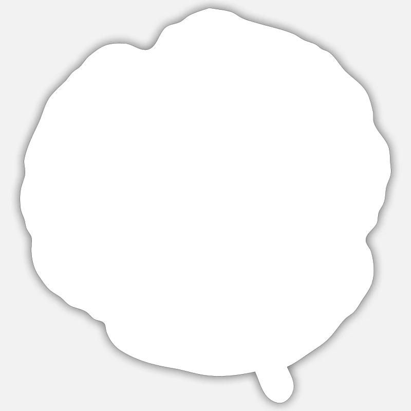 Blatt Erle Sticker Größe S (10 x 10 cm)