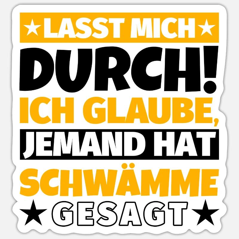 Sticker Größe S (10 x 10 cm) - 