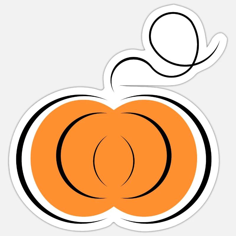 pumpthing - Sticker Größe S (10 x 10 cm) - Mattweiß