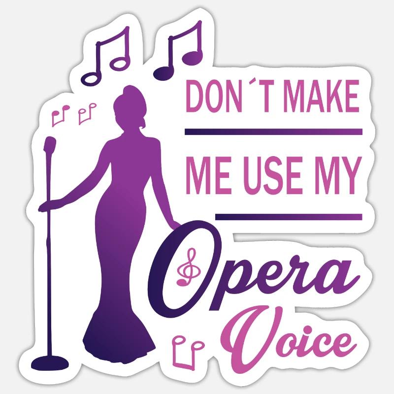 Laute Stimme Sticker Größe S (10 x 10 cm)