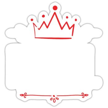 Karl - Sticker Größe S (10 x 10 cm) - Mattweiß - Vorne