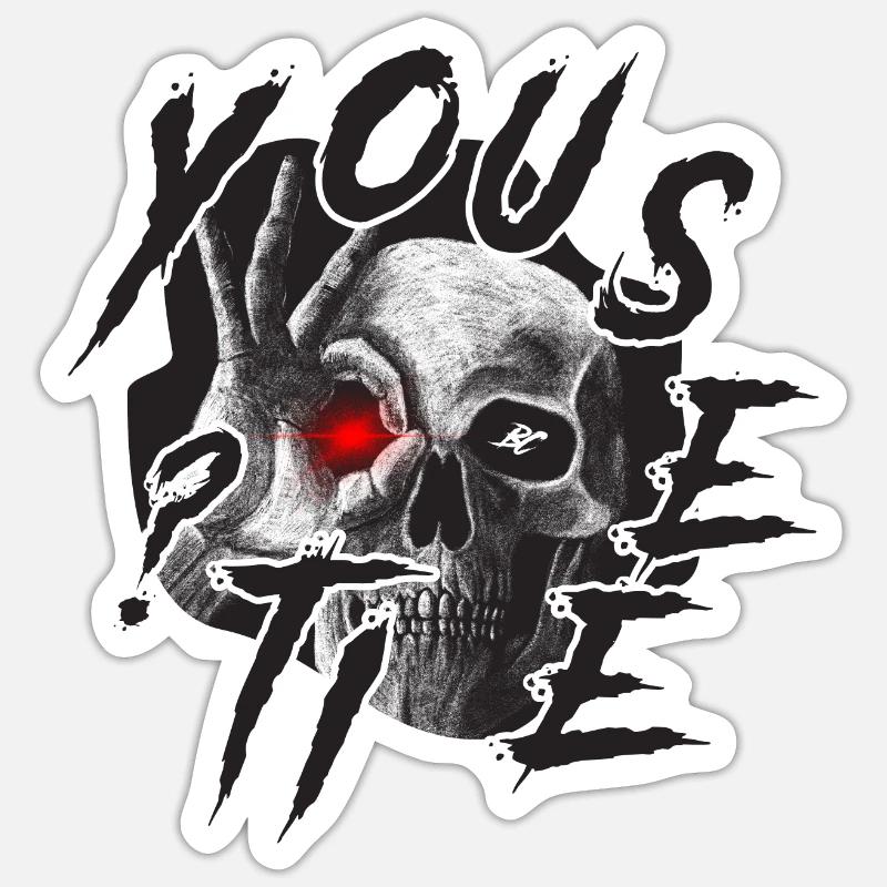 Siehst du es ? - Sticker Größe S (10 x 10 cm) - Mattweiß
