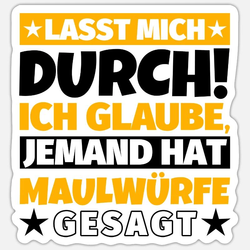 Sticker Größe S (10 x 10 cm) - 