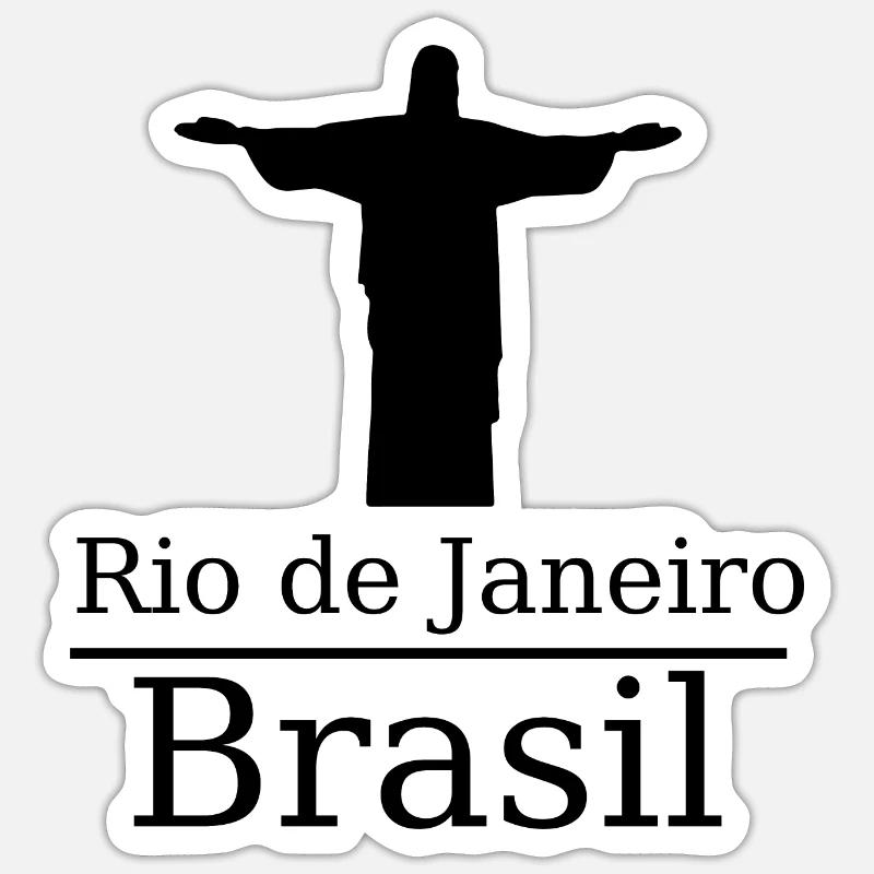 Brasil Riodejaneiro Sticker size S (10 x 10 cm)