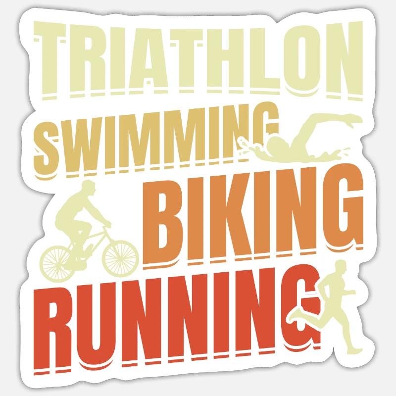 Repeat Triathlon Sticker size S (10 x 10 cm)