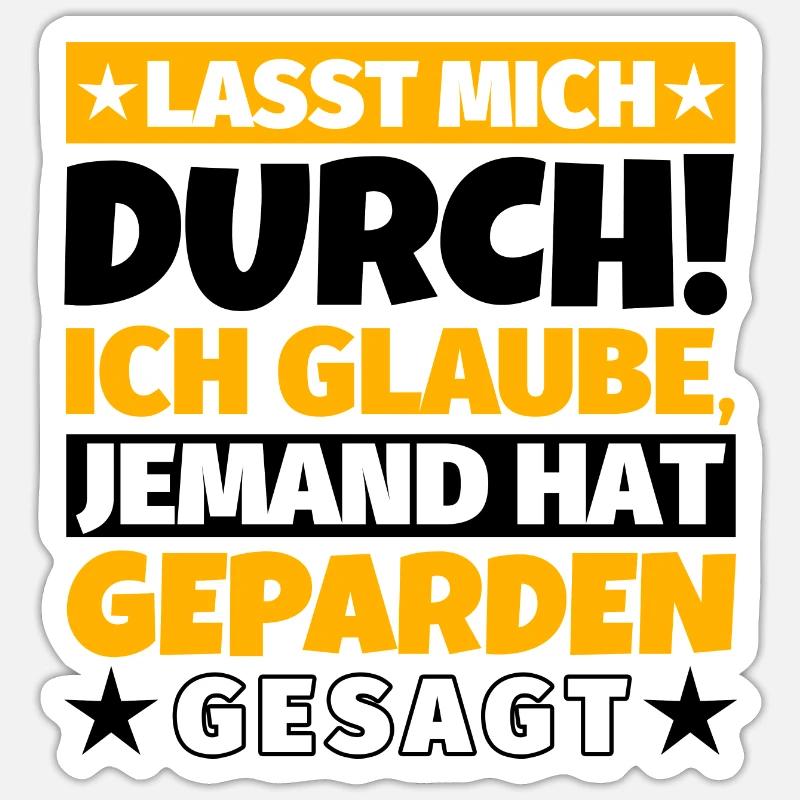 Sticker Größe S (10 x 10 cm) - 