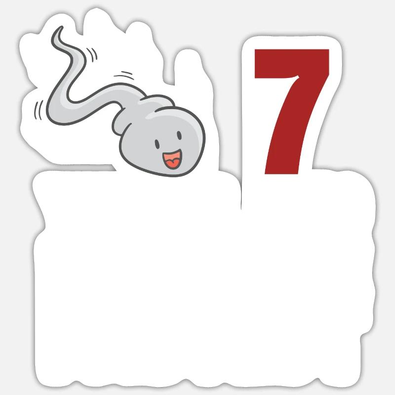 Il y a 7 ans, j’étais le plus rapide Sticker taille S (10 x 10 cm)