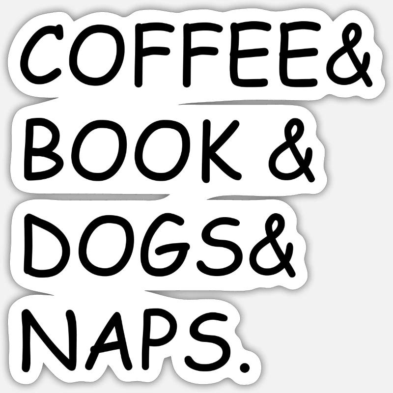 Hund Dog - Sticker size S (10 x 10 cm) - white matte