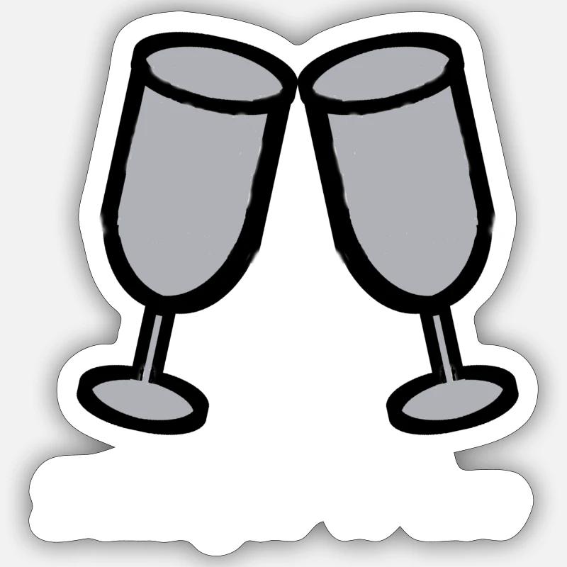 Wine Wine Drinker Gift Gift Idea Wine Time Sticker size S (10 x 10 cm)