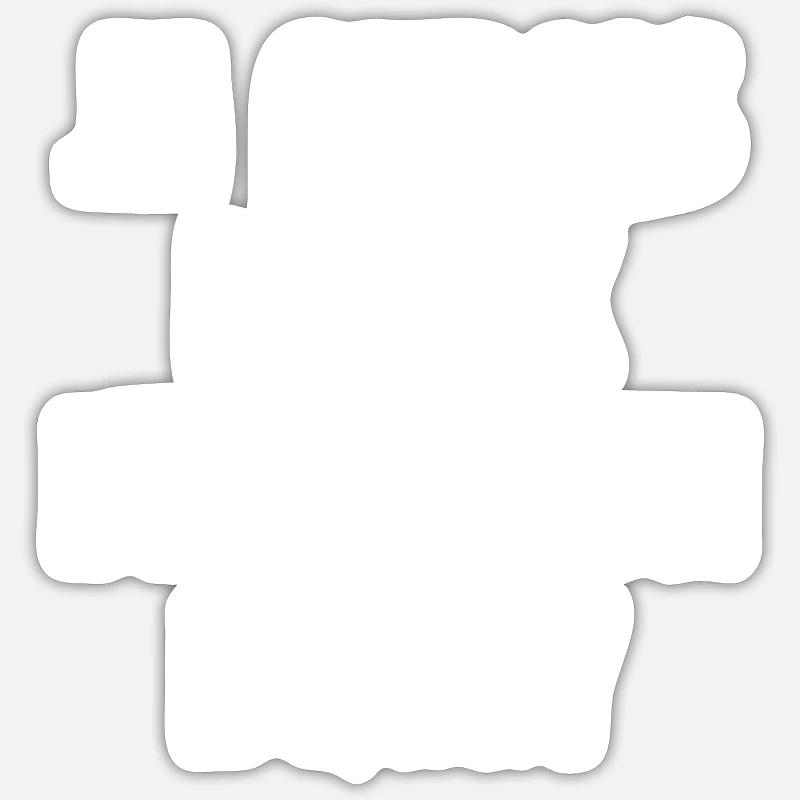 je serais mieux dans mon buggy - Sticker taille S (10 x 10 cm) - blanc mat