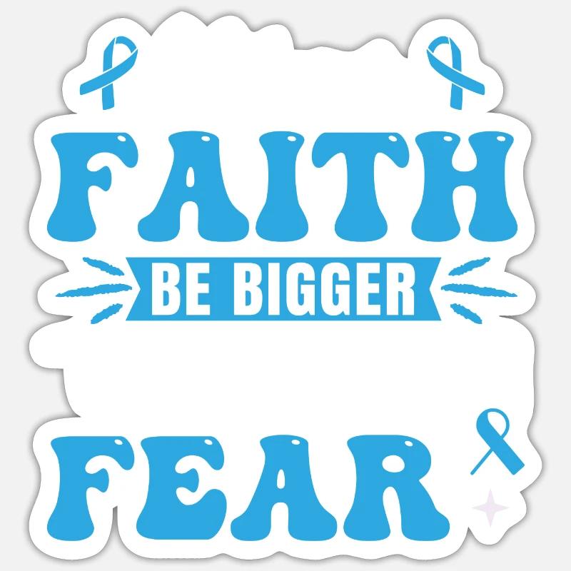 Darmkrebs-Krieger - Sticker Größe S (10 x 10 cm) - Mattweiß