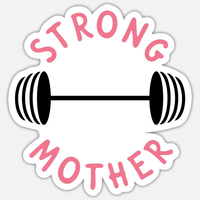 Muttertag Mama Mutterschaft Geschenk Mama Mama Sticker Größe S (10 x 10 cm)