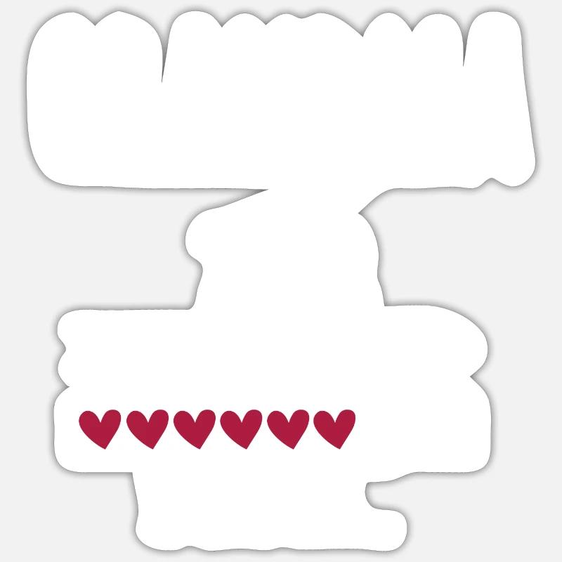 werdende Oma 2023 wird geladen Großmutter - Sticker Größe S (10 x 10 cm) - Mattweiß
