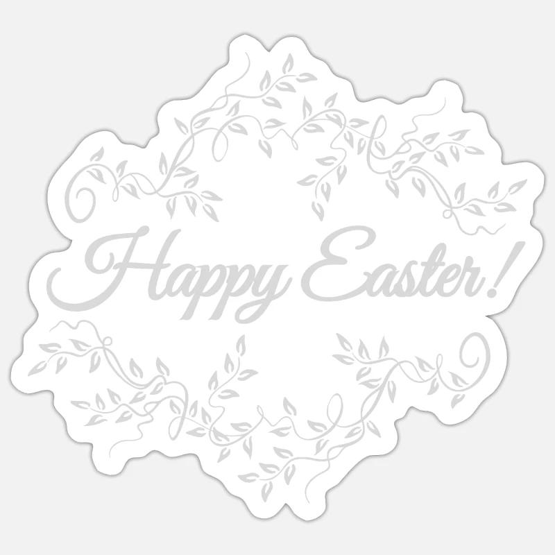 Happy easter Sticker size S (10 x 10 cm)