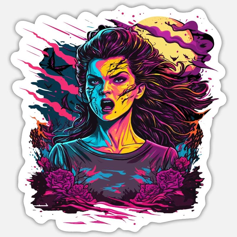 Sticker Größe S (10 x 10 cm) - 