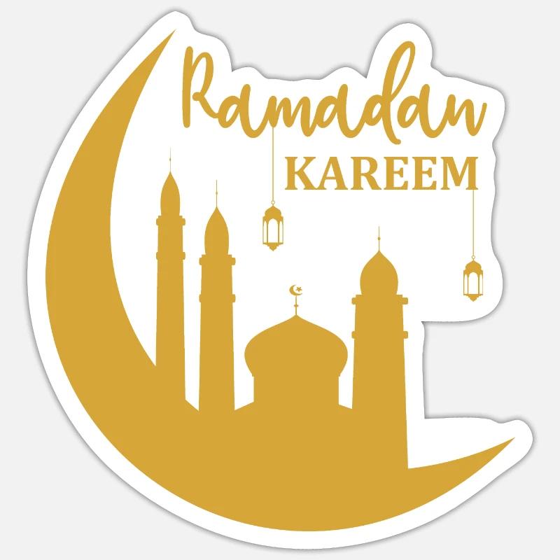Ramadan 2023 - Sticker Größe S (10 x 10 cm) - Mattweiß