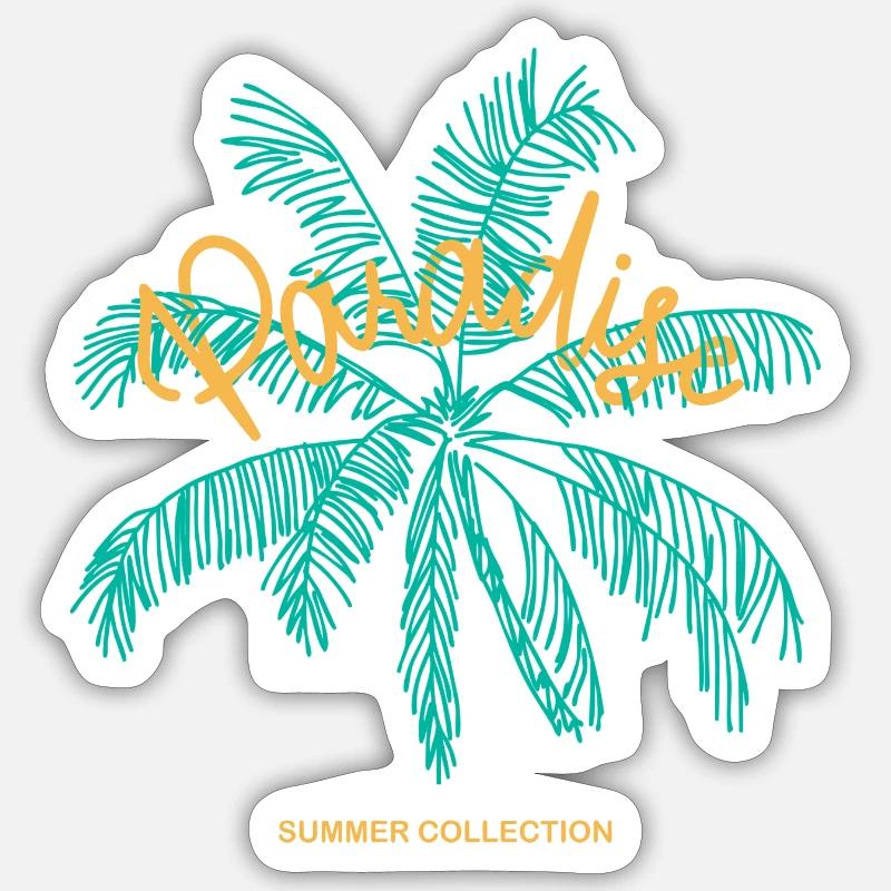 Paradis Sticker taille S (10 x 10 cm)