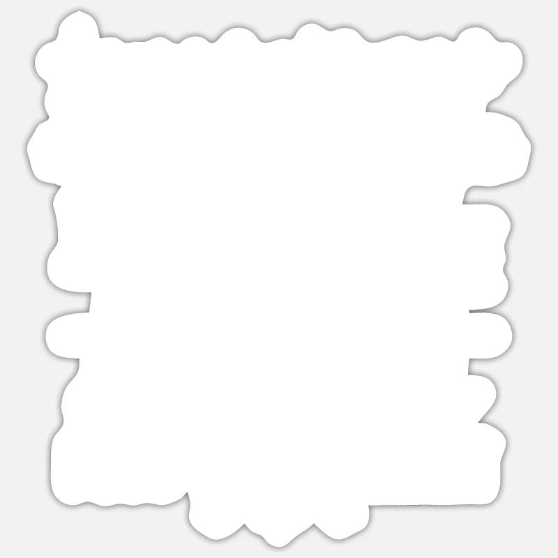 Je suis prof de francais - Sticker taille S (10 x 10 cm) - blanc mat
