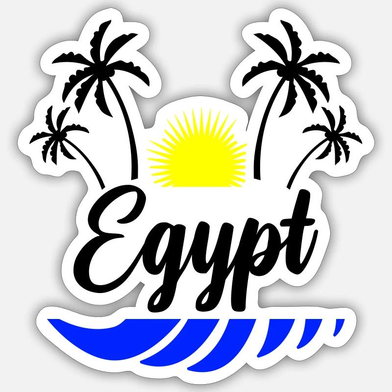 egypt - Sticker Größe S (10 x 10 cm) - Mattweiß