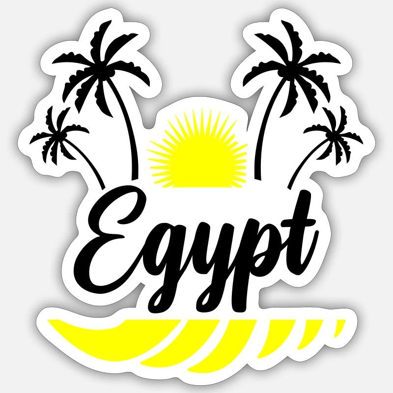 Egypt - Sticker size S (10 x 10 cm) - white matte