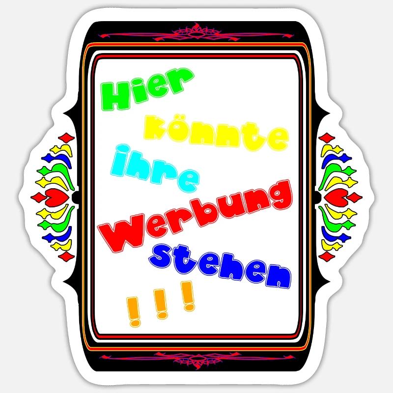 Sticker Größe S (10 x 10 cm) - 