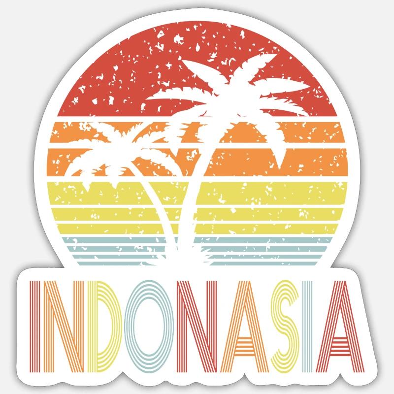 Indonesia Sticker size S (10 x 10 cm)