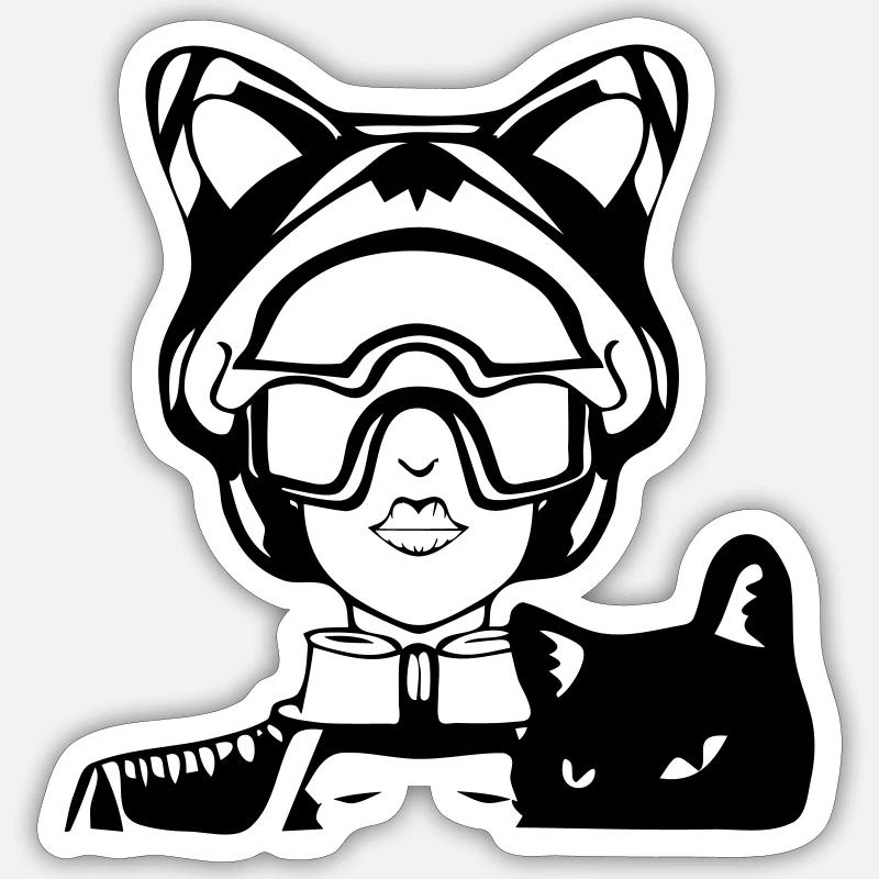 Sticker taille S (10 x 10 cm) - 