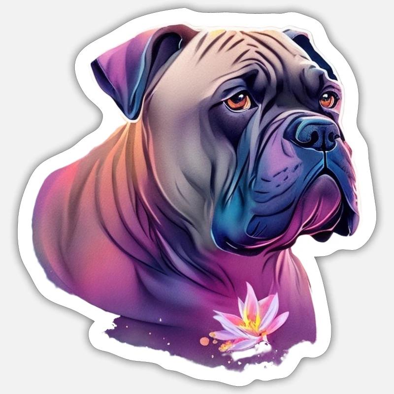 Cane Corso - Sticker size S (10 x 10 cm) - white matte