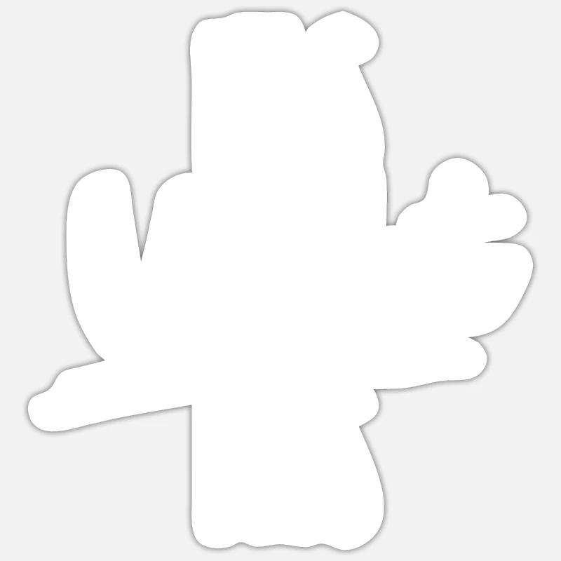 It is what it is - Sticker size S (10 x 10 cm) - white matte