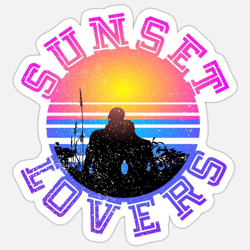 Sunset 1 Sticker size S (10 x 10 cm)