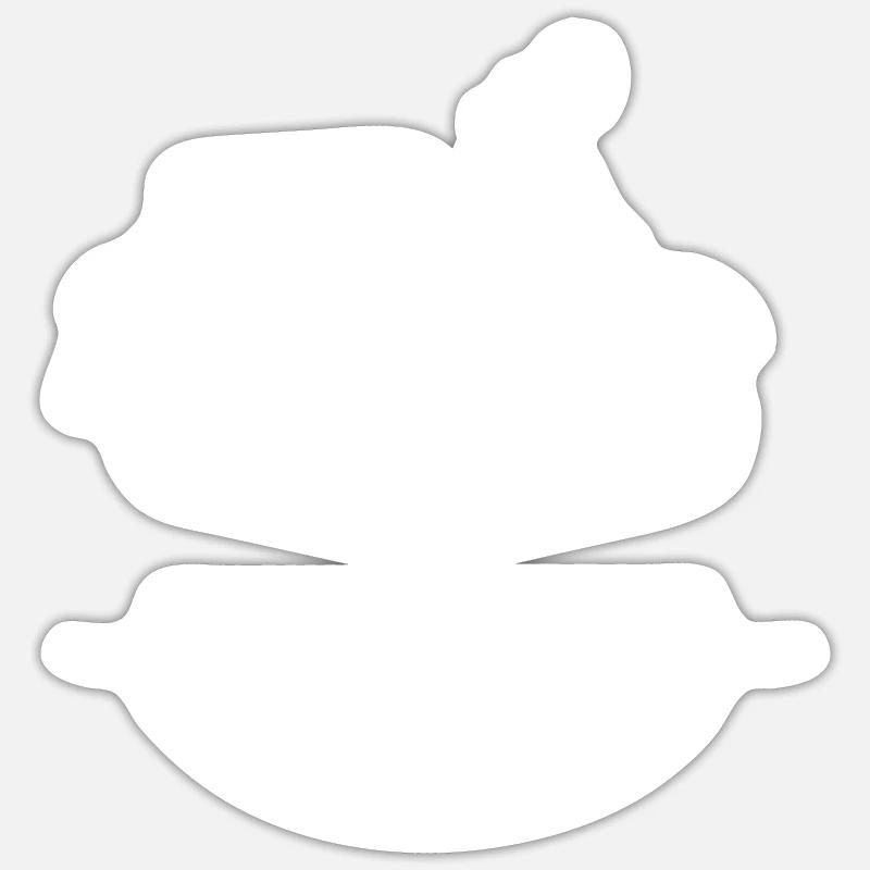 Roller Face Smile Sticker size S (10 x 10 cm)