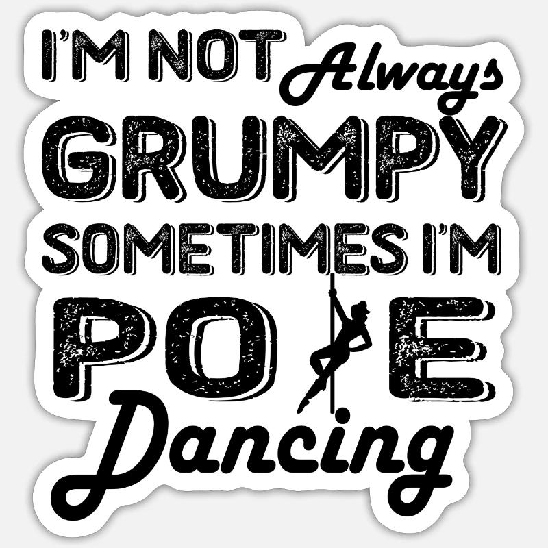 Dancing Dance Music - Sticker Größe S (10 x 10 cm) - Mattweiß
