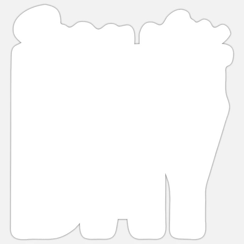 La même merde b Sticker taille S (10 x 10 cm)