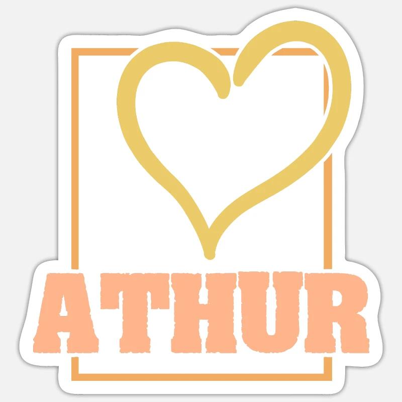 Gift for Athur Sticker size S (10 x 10 cm)