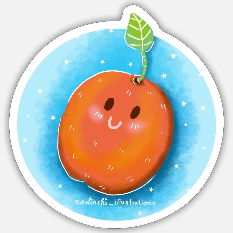Pêche - Sticker taille S (10 x 10 cm) - blanc mat