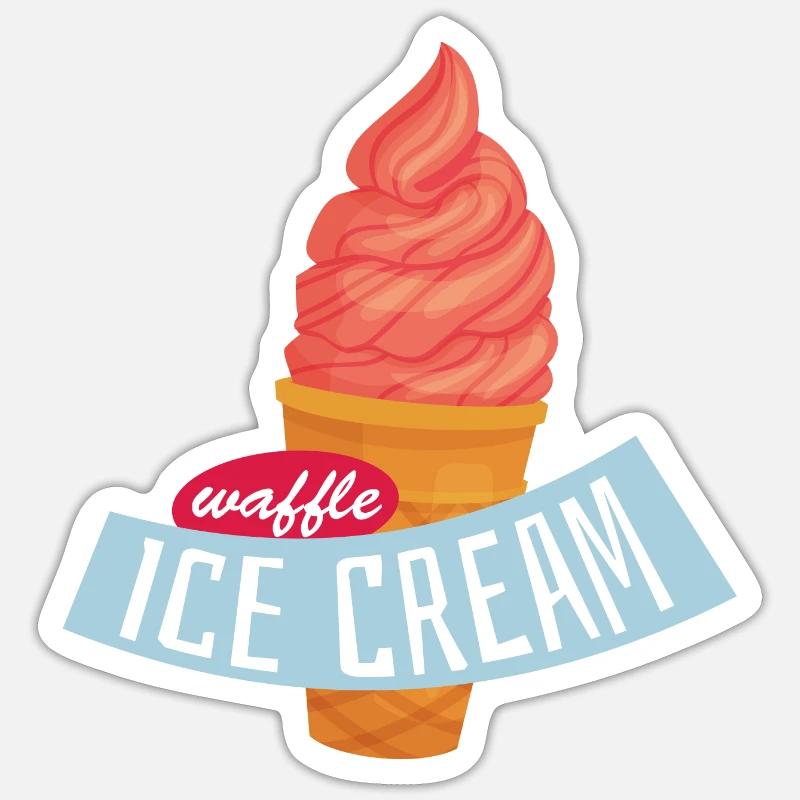 Sommer - Sticker Größe S (10 x 10 cm) - Mattweiß