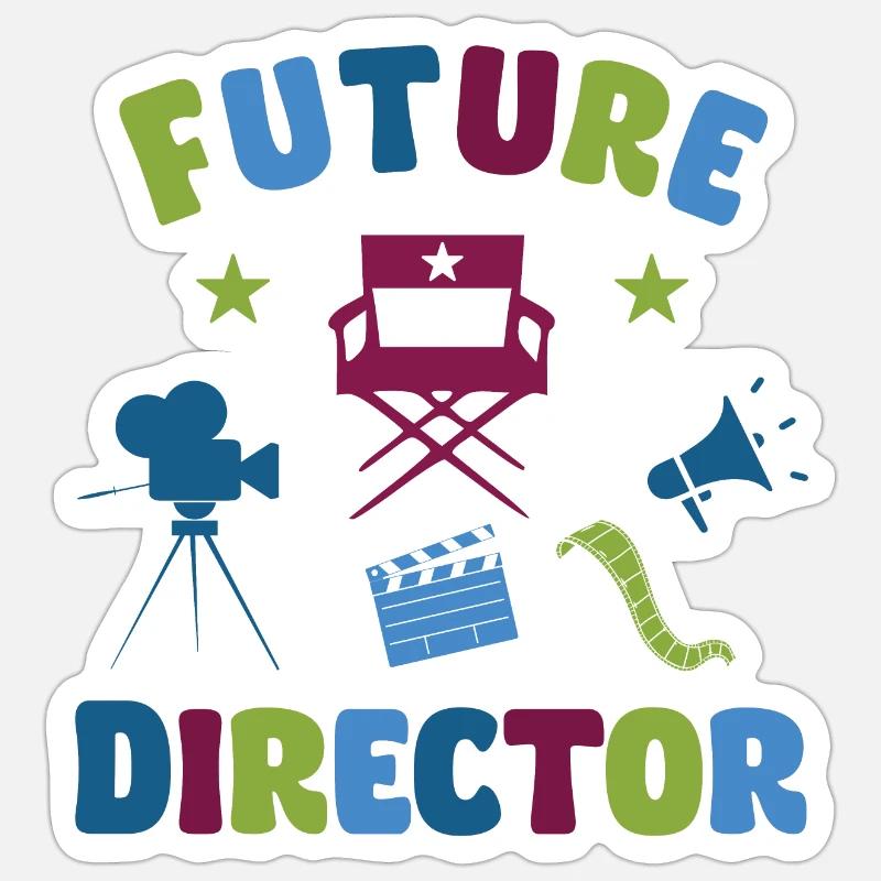 Future Director Sticker size S (10 x 10 cm)
