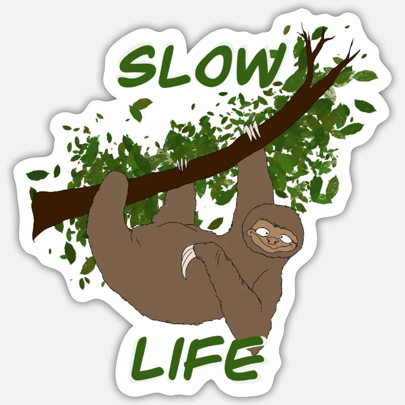 lazy Sticker size S (10 x 10 cm)