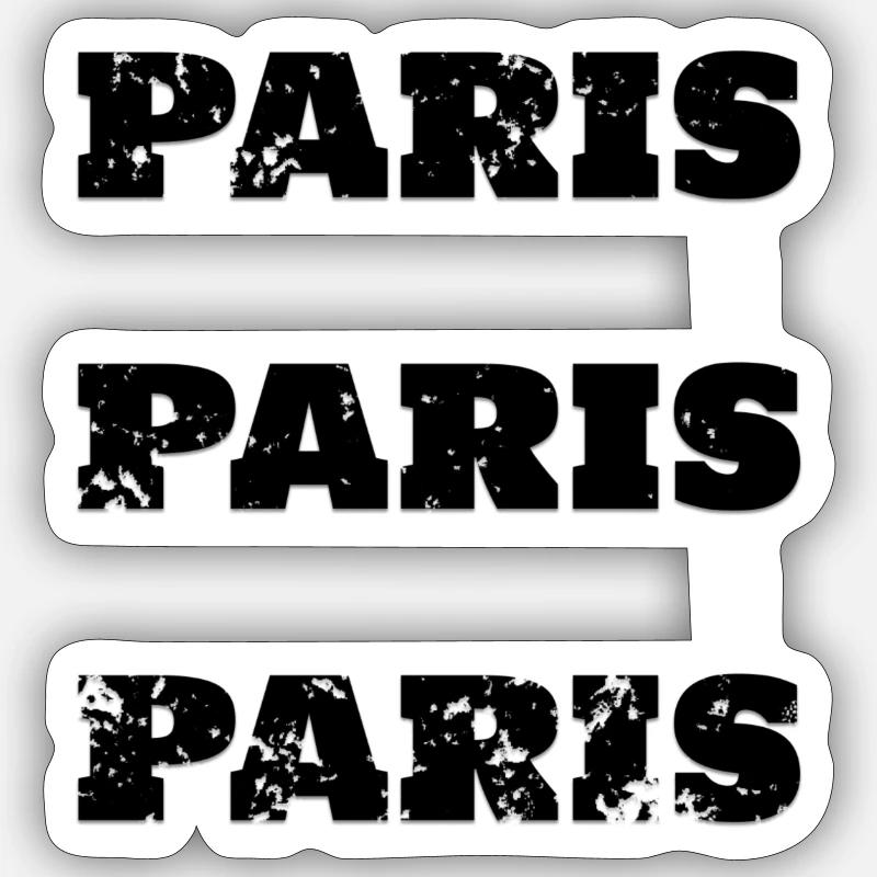 PARIS Sticker size S (10 x 10 cm)