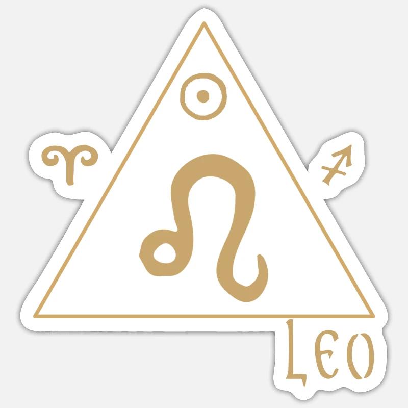Lion - Sticker size S (10 x 10 cm) - white matte