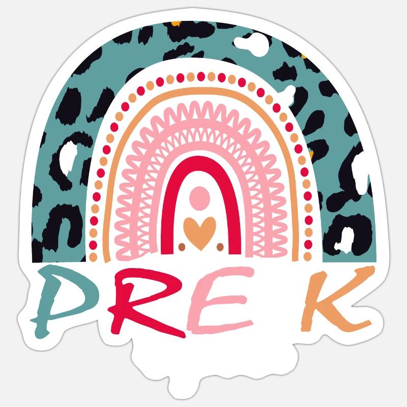 Pre K Squad Geschenk Sticker Größe S (10 x 10 cm)