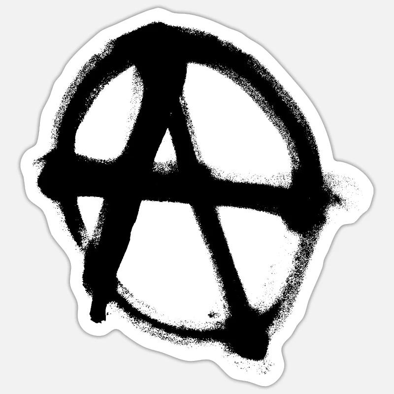 A - Sticker Größe S (10 x 10 cm) - Mattweiß