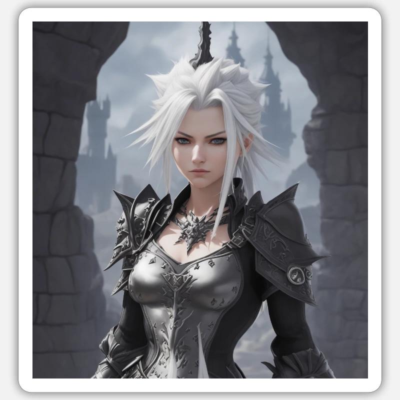 AI 3D Version 44 Sticker Größe S (10 x 10 cm)