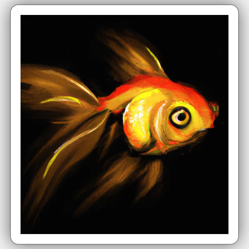Goldfish Sticker size S (10 x 10 cm)