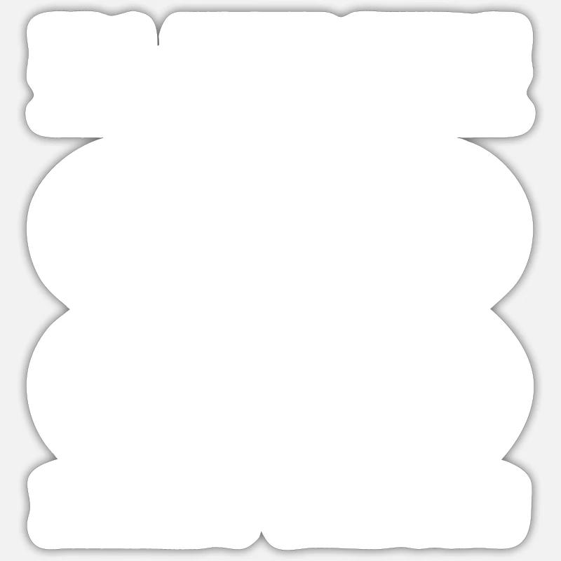 Pfadfinderleiter - Sticker Größe S (10 x 10 cm) - Mattweiß
