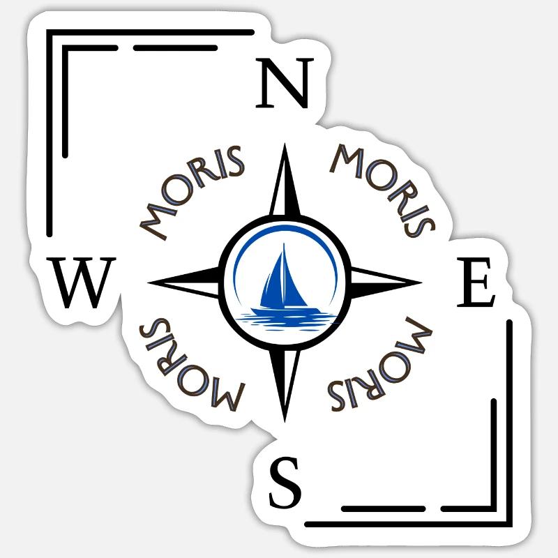 Moris Moris See Sticker Größe S (10 x 10 cm)